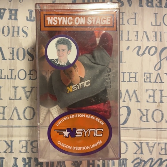 NSYNC Limited Edition Rare Bear Justin Timberlake NSYNC On Stage - Picture 7 of 7